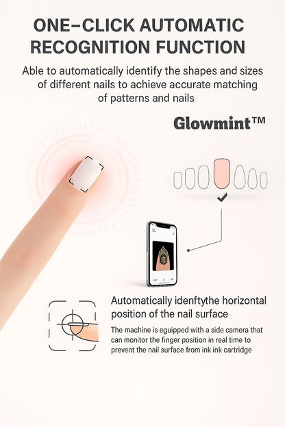 AI 3D Digital Nail Art Printer Machine