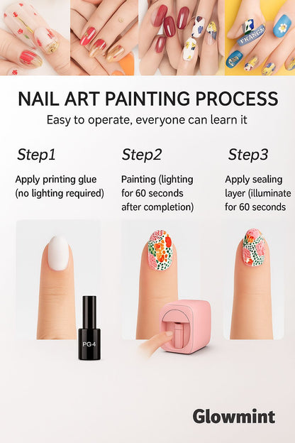 AI 3D Digital Nail Art Printer Machine