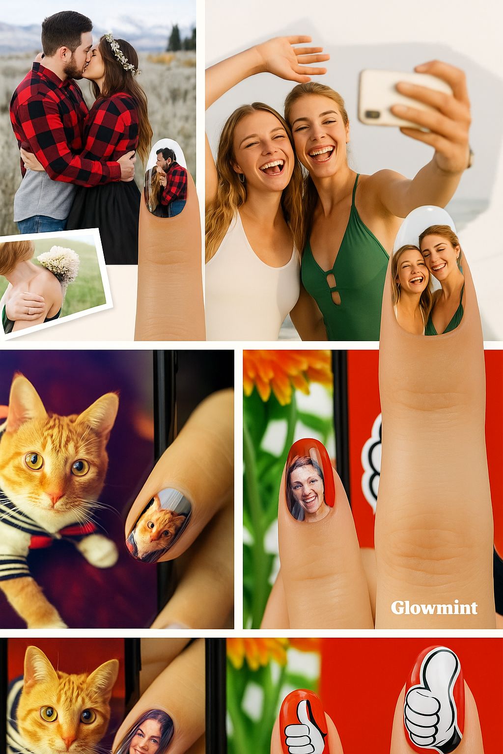 AI 3D Digital Nail Art Printer Machine